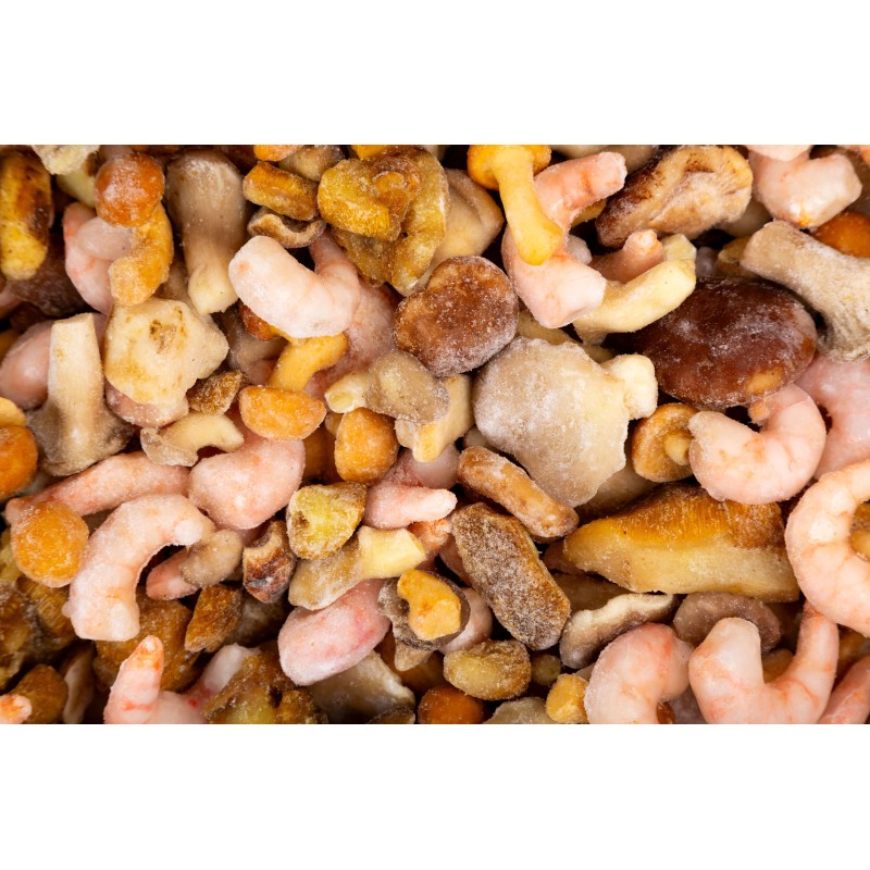 Salteado Gamba Roja y Setas ESPECIAL.