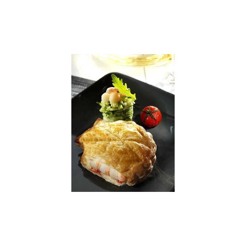 Hojaldre de Langostino y Vieira