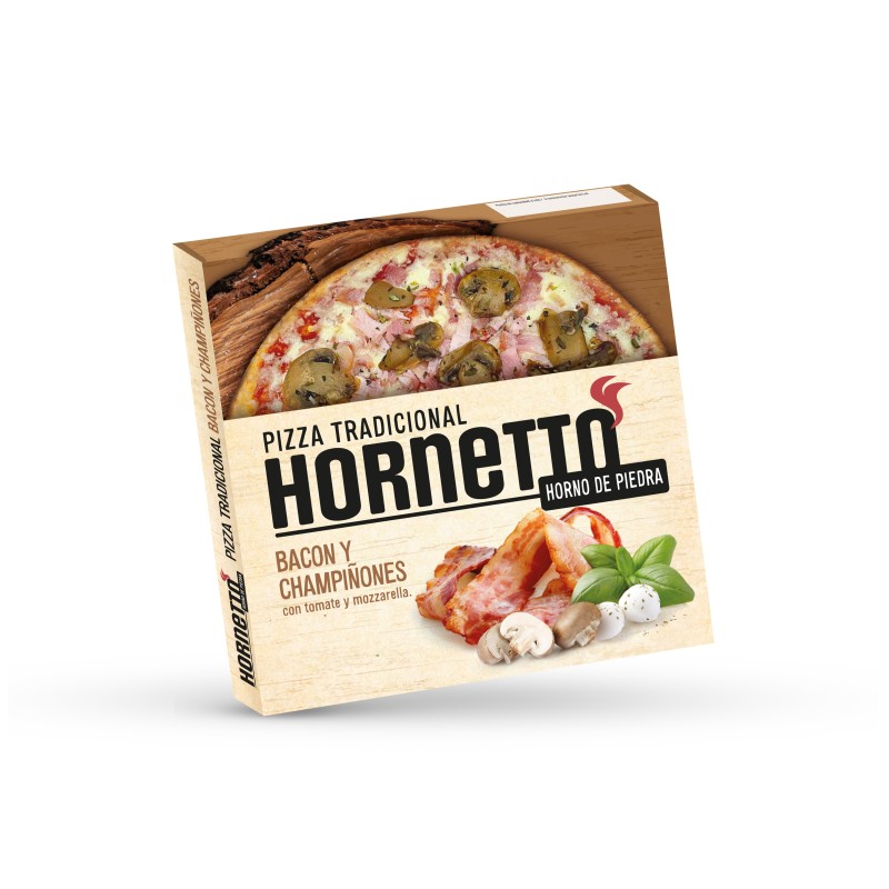 Pizzas Bacon Champiñón